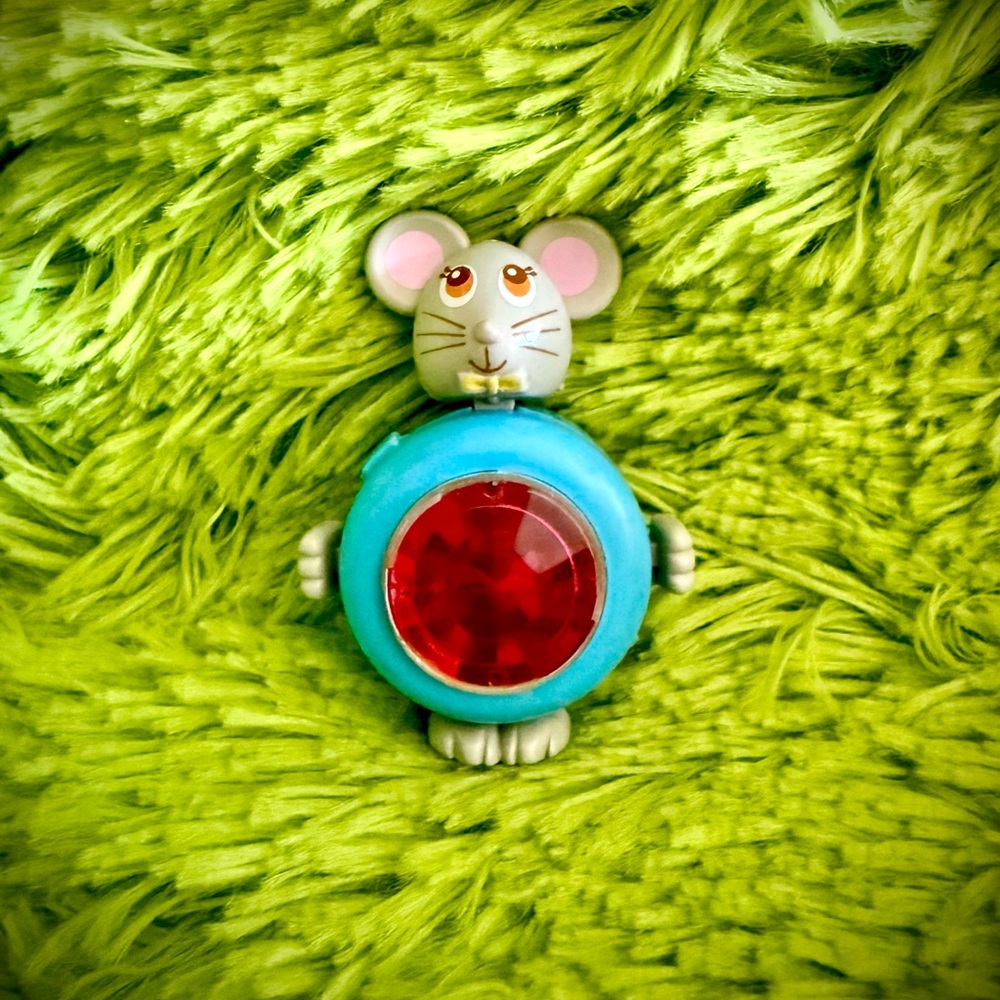 🐭 Vintage 1984 Sweet Secrets Gray Mouse - Galoob - Rare